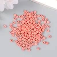 Бисер стекло 6/0 "Лососевый" 15 гр