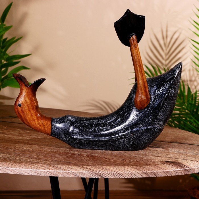 Подставка под бутылку "Уточка" дерево 30х20х25 см