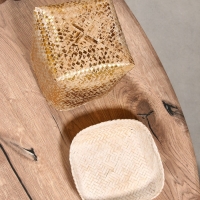 Корзинка плетеная "Аварис" 17х17х25 см