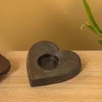 Подсвечник для чайной свечи "Сердце" алюминий 11х12х2 см