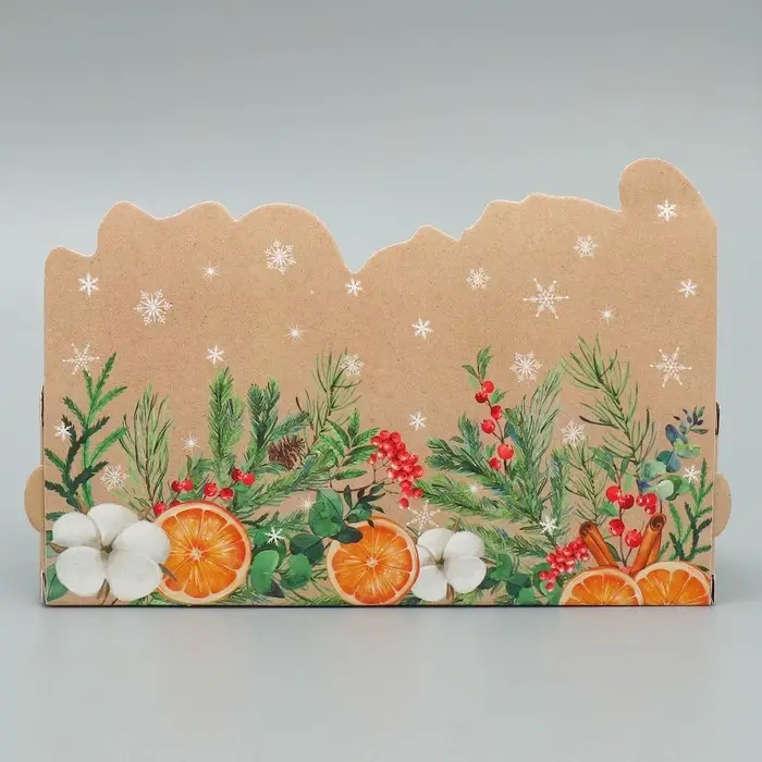 Коробка для макарун &laquo;Самого лучшего нового года&raquo; 18&times;5.5&times;5.5 см