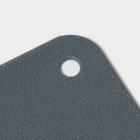 Доски разделочные Доляна, набор 4 шт, на подставке, пластик, 33&times;8&times;24 см, серые