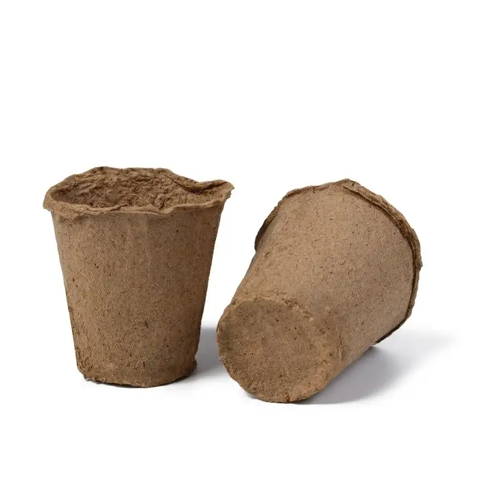 Набор для рассады: торфяной горшок 6&times;6 см, кассета на 6 ячеек, 17.5&times;13.5 см, Greengo