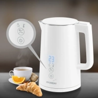 Чайник HYK-S5508 1.5л. 2200Вт белый