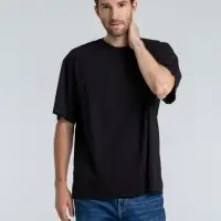 Футболка оверсайз &laquo;Чистая соль&raquo;, черная, размер M/L (48-50)