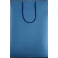 Пакет бумажный &laquo;Блеск&raquo;, средний, синий
