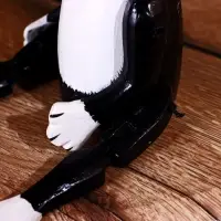 Сувенир "Кот" висячие лапки, дерево 25 см