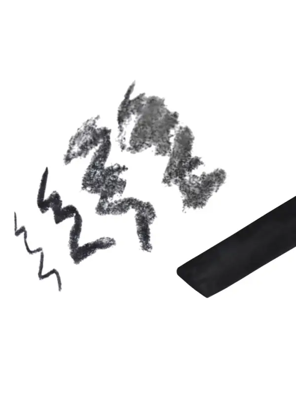 Уголь натуральный 20 штук, d=5-7 мм, в картонном тубусе, черный