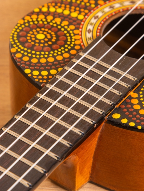 Сувенирный музыкальный инструмент Укулеле &laquo;Туземец&raquo;, 55 см, махагон, дерево