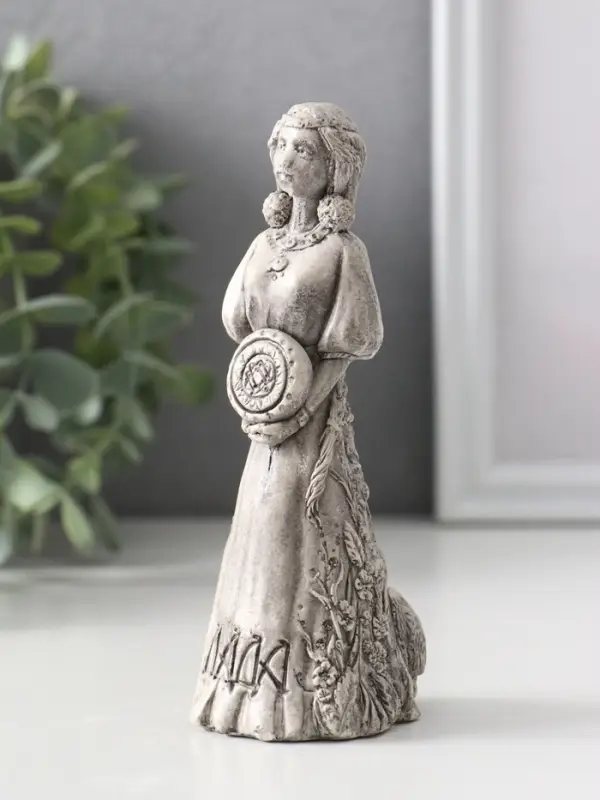 Фигура славянская богиня &laquo;Лада&raquo; 12&times;4.5&times;5 см, серая