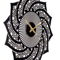 Часы настенные интерьерные &laquo;Вихрь&raquo;, плавный ход, d-40 см