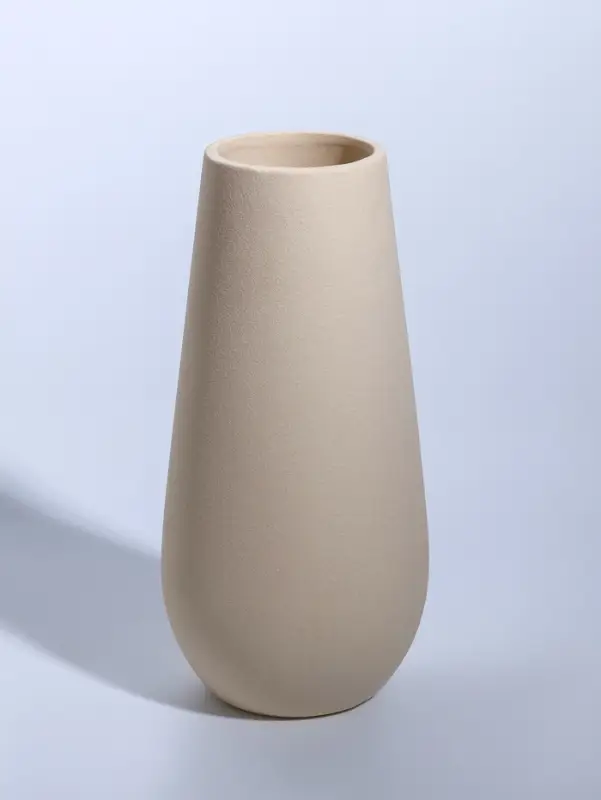 Ваза керамика настольная "Банни" h=24.5х11 d=7,5 см, белый