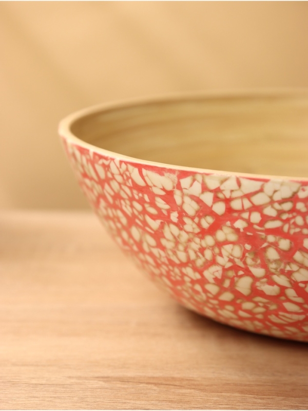 Миска 25х25х8 см +/-1 см, бамбук