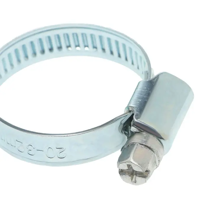 Хомут червячный ZEIN engr, несквозная просечка, диаметр 20-32 мм, ширина 9 мм, оцинкованный