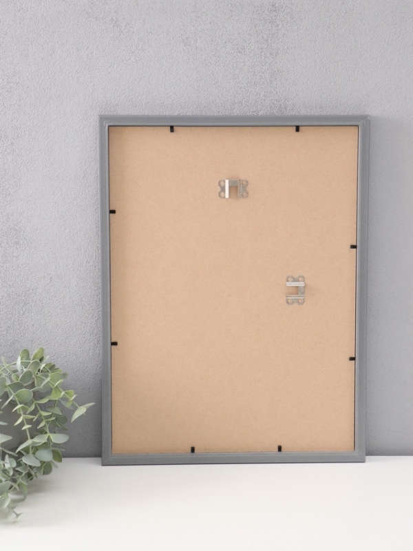 Фоторамка пластик "МИРАМ" 30х40 см, т.серый