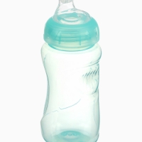 Поильник детский с мягким носиком, 300 мл., цвет бирюзовый, +9 мес