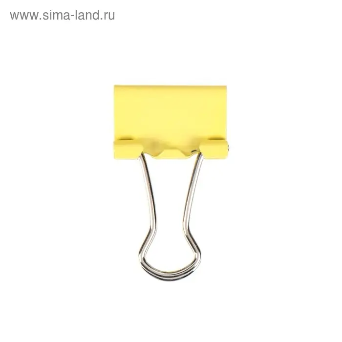 Зажимы для бумаг 15 мм, 12 штук, deVENTE, металлические, МИКС х 4 цвета, картонная коробка