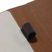 Ежедневник недатированный формат А5, с клапаном, 96л, линия, пвх, Коричневый