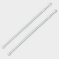 Набор карнизов универсальных, 43-75 см, белый