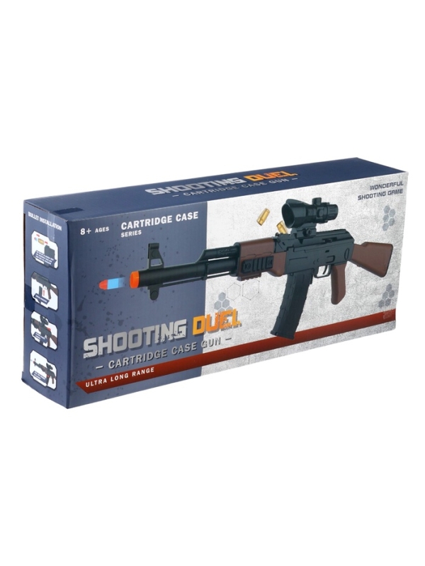 Автомат "АК-47", стреляем мягкими пулями с гильзами