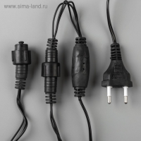Гирлянда &laquo;Сеть&raquo; 2 &times; 1.5 м, IP44, УМС, тёмная нить, 192 LED, свечение белое, 220 В