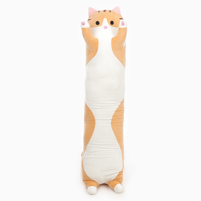 Шкурка мягкой игрушки &laquo;Кот-батон&raquo;, 130 см, цвет рыжий, без набивки