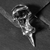 Кольцо &laquo;Коготь&raquo; тигр, цвет чернёное серебро, 20 размер