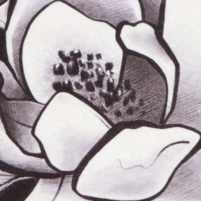 Коврик для ванной Этель Magnolia 53х63&plusmn;2см см, 100% п/э, велюр