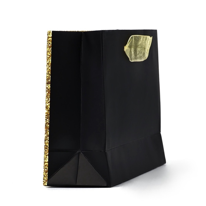 Пакет ламинированный горизонтальный &laquo;С днём рождения&raquo;, глиттер, S 15 х 12 х 5.5 см