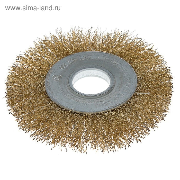 Щетка металлическая для УШМ ЛОМ, плоская, посадка 22 мм, 100 мм