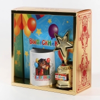 Кружка и кубок на Выпускной &laquo;Выпускник&raquo;, подарочный набор