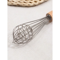 Венчик для взбивания Доляна &laquo;Камея&raquo;, 25&times;5,5 см, цвет зелёный