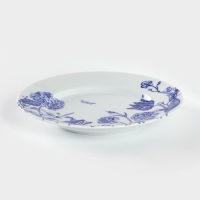 Тарелка фарфоровая &laquo;Беатриче&raquo;, d=20 см, цвет белый