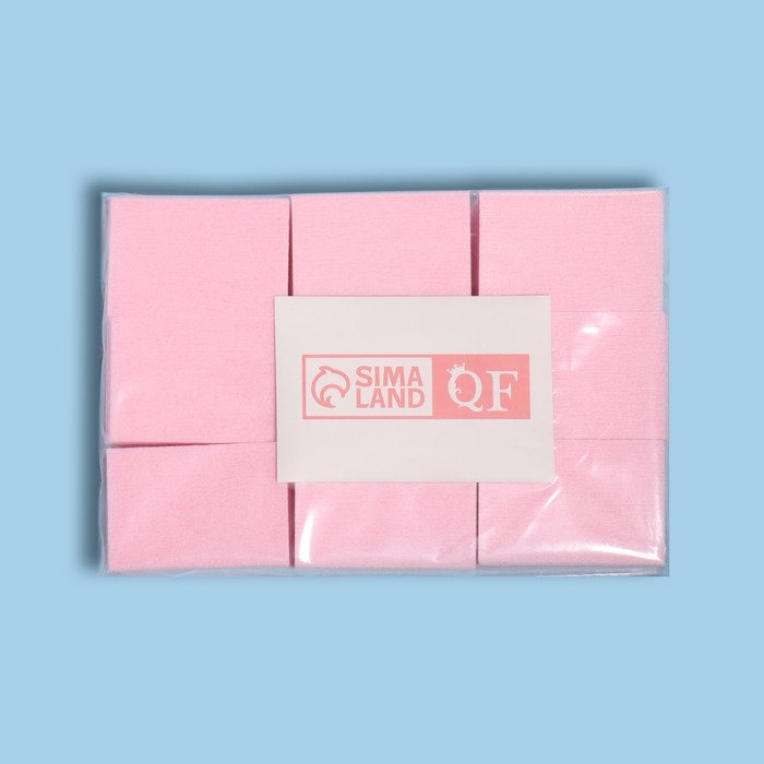 Салфетки для маникюра, безворсовые, плотные, 560 шт, 6 &times; 4 см, цвет розовый