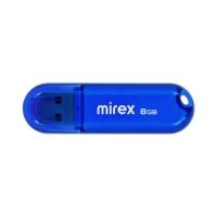Флешка Mirex CANDY BLUE, 8 Гб ,USB2.0, чт до 25 Мб/с, зап до 15 Мб/с, синяя