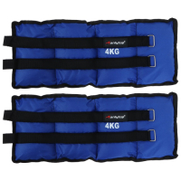 Утяжелители ONLYTOP, 2 шт. х 4 кг, цвет синий