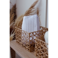 Набор плетеных корзин для хранения ручной работы LaDо́m &laquo;Паутинка&raquo;, 4 шт, цвет бежевый