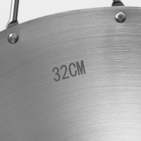 Сковорода-Wok Hanna Kn&ouml;vell из нержавеющей стали Chief, d=32 см, с ручкой