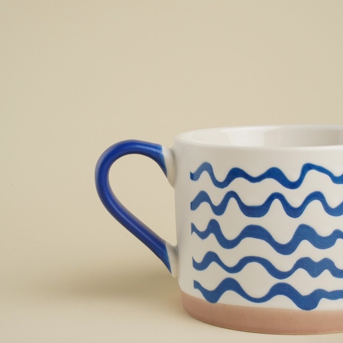 Кружка фарфоровая SL Home &laquo;Сканди&raquo;, 450 мл, цвет белый