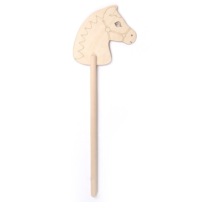 Игрушка &laquo;Лошадка на палке&raquo;, &laquo;Раскрась меня&raquo;, 65 см