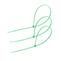 Хомут нейлоновый ТУНДРА krep, для стяжки, 4.8х400 мм, цвет зеленый, в упаковке 100 шт.