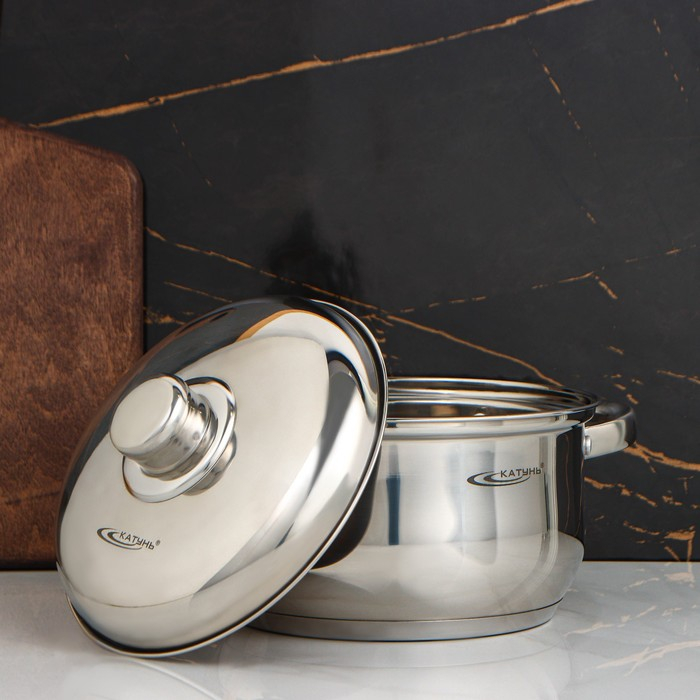 Кастрюля &laquo;Гретта&raquo;, 2.5 л, d=18 см, капсульное дно, индукция