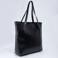 Сумка-тоут на молнии, цвет чёрный