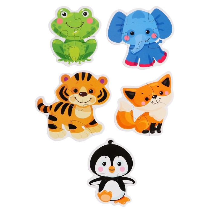 Пазлы контурные &laquo;Животные&raquo;