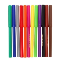 Фломастеры 12 цветов Мульти-Пульти "Енот во Франции", смываемые