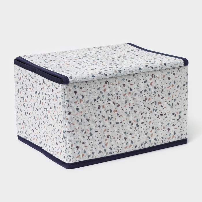 Короб для хранения Доляна &laquo;Мармелад&raquo;, 26&times;20&times;16 см, цвет белый