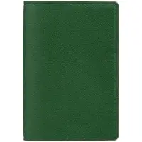 Обложка для паспорта Petrus, зеленая