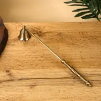 Гаситель для свечей "Спираль" латунь 28 см