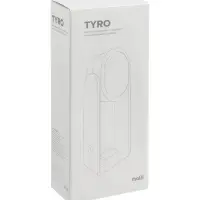 Настольная лампа с зеркалом и беспроводной зарядкой Tyro, белая