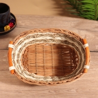 Корзина плетеная 27x19x10 см, ротанг